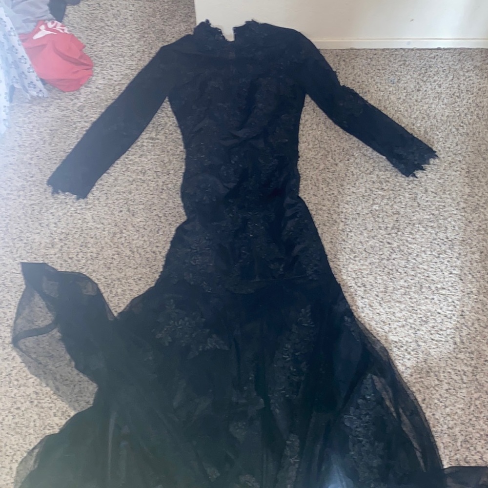 Beautiful black prom dress or for any wedding event